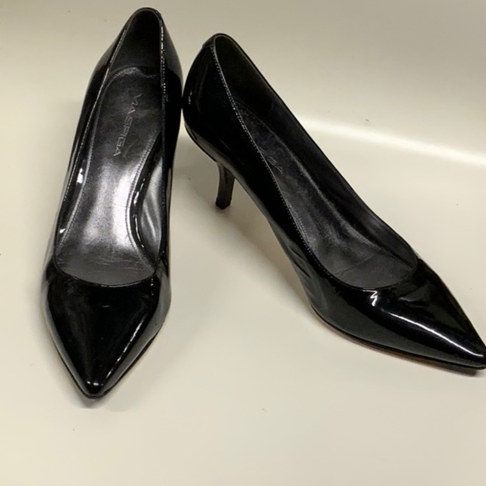 Via Spiga Patent Leather Low Heels